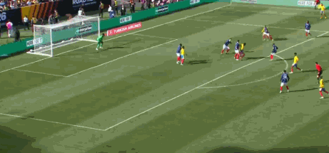 法国3-1哥伦比亚杜埃双响助球队取胜