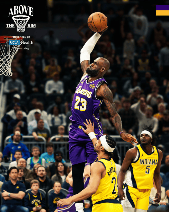 湖人官媒晒战斧劈扣预热对阵雷霆比赛