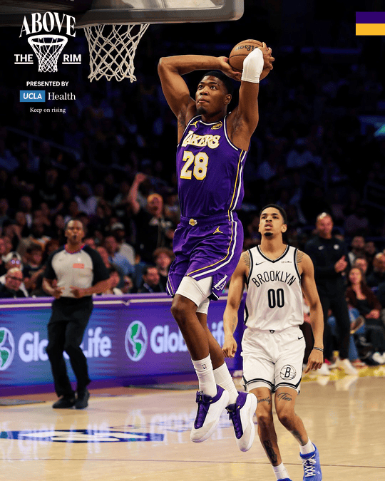 湖人官媒晒战斧劈扣预热对阵雷霆比赛